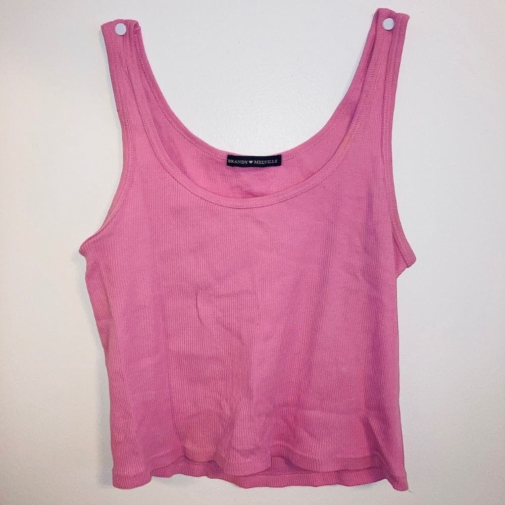 Brandy Melville bubblegum pink tank